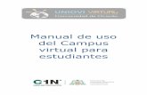 Manual de uso del Campus virtual para estudiantes