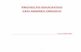 PROYECTO EDUCATIVO CEO ANDRES OROZCO