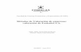 Métodos de Valoración de empresas: valoración de Euskaltel ...