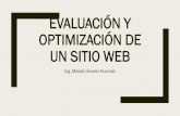 Evaluación y optimización de un sitio Web