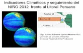 Indicadores Climáticos y seguimiento del NIÑO 2012 frente ...