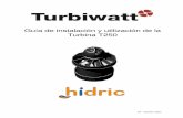 Guía de instalación y utilización de la Turbina T250