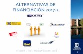 ALTERNATIVAS DE FINANCIACIÓN 2017-2