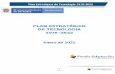 PLAN ESTRATÉGICO DE TECNOLOGÍA 2019-2022