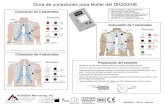 Guía de conexiones para Holter del DR200/HE