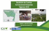 Rendición de Cuentas ICA Seccional Amazonas Vigencia 2019