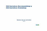 CA Service Accounting y CA Service Catalog - Notas de la ...