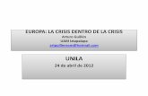 EUROPA: LA CRISIS DENTRO DE LA CRISIS