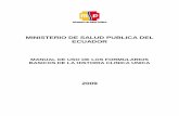 MINISTERIO DE SALUD PUBLICA DEL ECUADOR