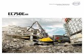 Volvo Brochure Crawler Excavator EC750EHR Spanish