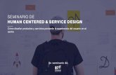 SEMINARIO DE HUMAN CENTERED & SERVICE DESIGN