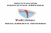 INSTITUCIÓN EDUCATIVA PRIVADA - Talentos College