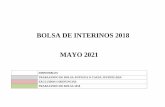 BOLSA DE INTERINOS 2018 MAYO 2021 - mjusticia.gob.es
