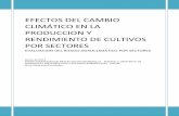 EFECTOS DEL CAMBIO CLIMÁTICO EN LA PRODUCCION Y ...