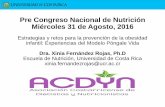 Pre Congreso Nacional de Nutrición Miércoles 31 de Agosto ...