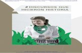 # DISCURSOS QUE HICIERON HISTORIA