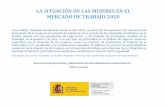 LA SITUACIÓN DE LAS MUJERES EN EL MERCADO DE TRABAJO 2020
