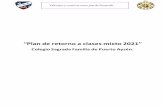 “Plan de retorno a clases mixto 2021”