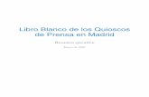Libro Blanco de los Quioscos de Prensa en Madrid