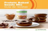 Protein Baked Goods Mix Guía de recetas
