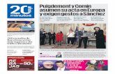 Puigdemont y Comín asumen su acta en Europa y exigen ...