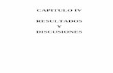 CAPITULO IV RESULTADOS Y DISCUSIONES