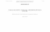 ANEXO I VALUACIÓN FISCAL HOMOGÉNEA (VFH)