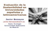 Evaluación de la Sostenibilidad en Universidades españolas ...
