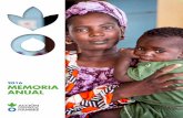 2016 MEMORIA ANUAL - ONG que lucha contra la desnutrición