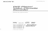 DVD Player/ Video Cassette Recorder - Sony ES