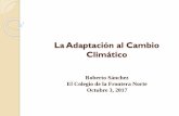 La Adaptación al Cambio Climático - Senado de la República