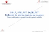 SIPLA, SARLAFT, SAGRLAFT Sistemas de administración de ...