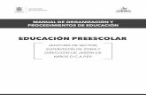 MANUAL DE ORGANIZACIÓN Y PROCEDIMIENTOS DE EDUCACIÓN