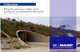 Obras Refuerzo de un paso subterráneo - Construmática.com