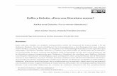 [T] Kafka y Bolaño: ¿Para una literatura menor?