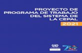 Proyecto de programa de trabajo del Sistema de la CEPAL 2021