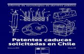 Patentes caducas solicitadas en Chile