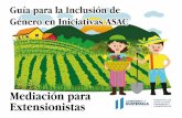 Guía para la Inclusión de Género en Iniciativas ASAC