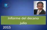 Informe del decano 2015 - Technological University of Panama