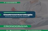 Cronograma - Gastroenterología Cohorte 1