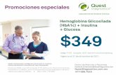 Hemoglobina Glicosilada + Glucosa $349
