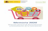 Memoria 2020 - D.G. Racionalización y Centralización de la ...