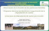 Observación de la Erosión de los suelos en Colombia ...