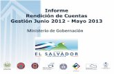 Informe Rendición de Cuentas Gestión Junio 2009 - Mayo 2010