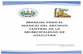 MANUAL PARA EL MANEJO DEL ARCHIVO CENTRAL DE LA ...