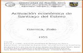 Activación económica de Santiago del Estero