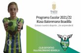 ProgramaEscolar 2021/22 iKasa Balonmano Boadilla