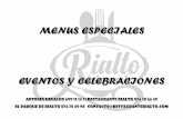 MENU Nº1 - Restaurante Rialto