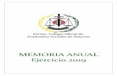 MEMORIA ANUAL Ejercicio 2019 - graduadosocialasturias.es