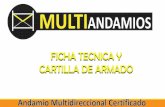 FICHA TECNICA Y CARTILLA DE ARMADO - MultiAndamios